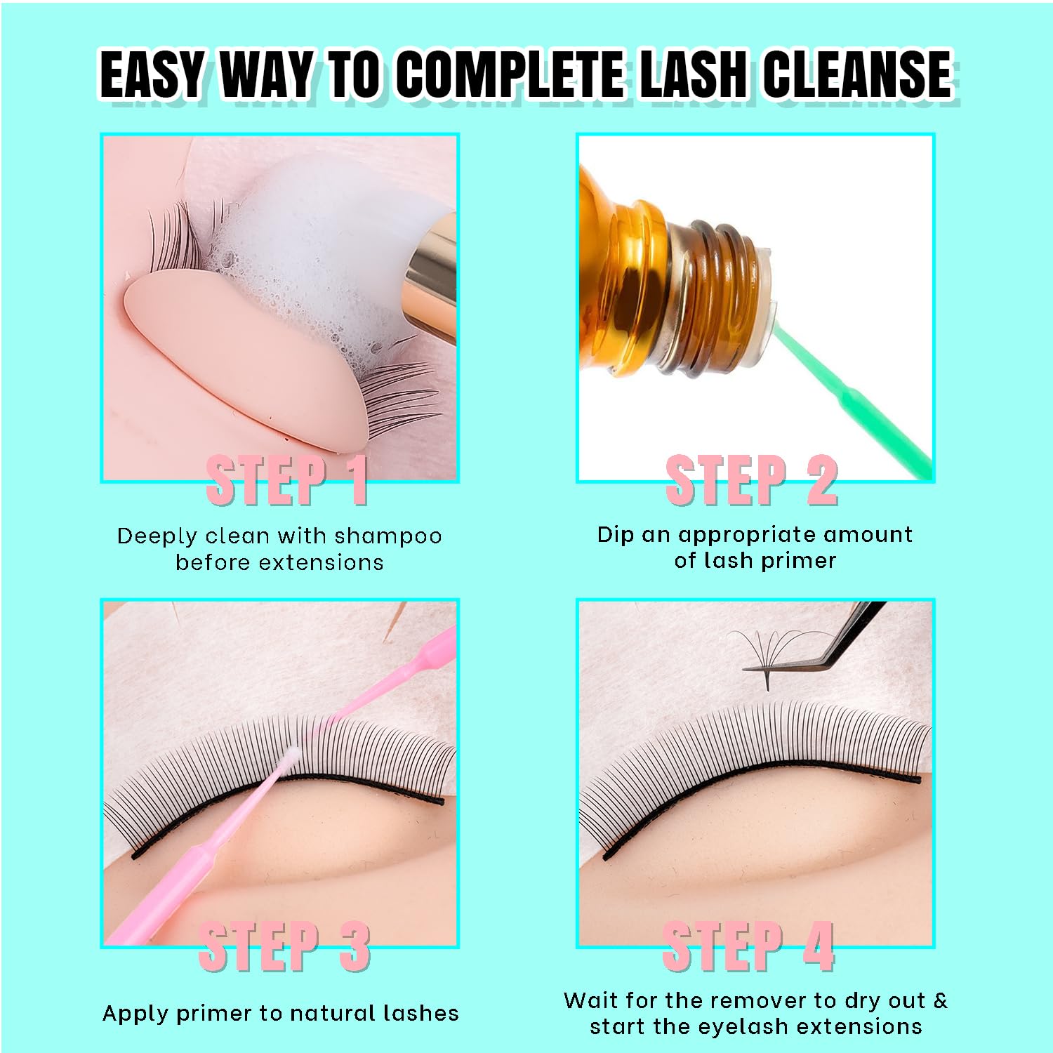 VAVALASH primer para uso profesional en salón, seguro y de calidad.