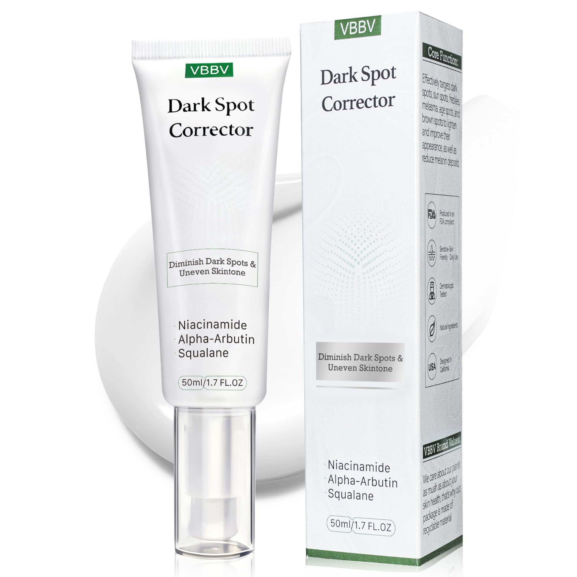 VBBV serum corrector de manchas en botella, uso diario para rostro