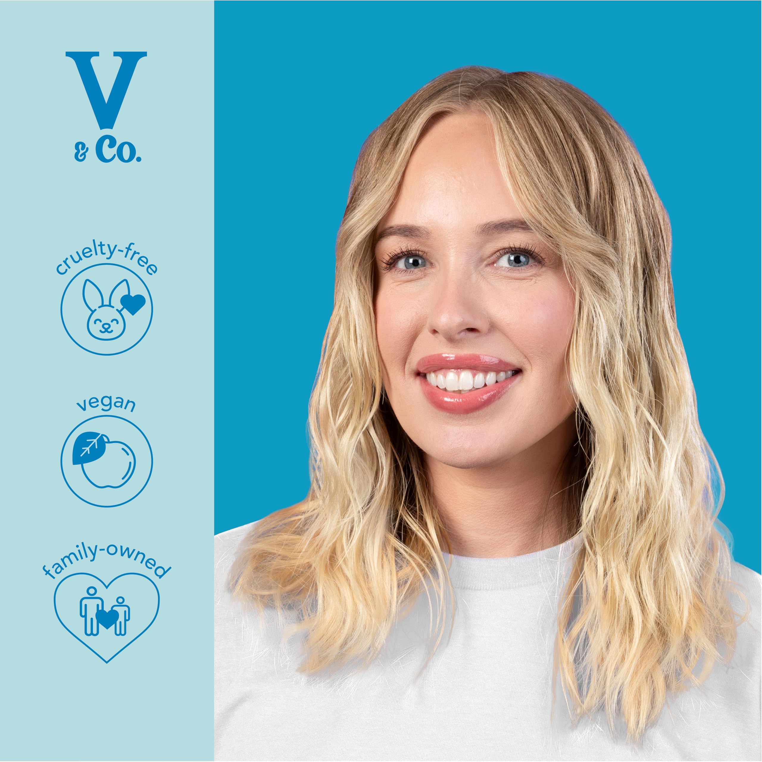 V&CO: cabello tras lavado luce suave y flexible