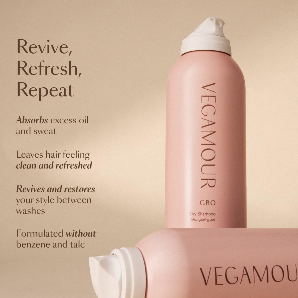 VEGAMOUR GRO Champú en seco - cabello con volumen inmediato y más densidad