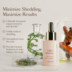 Aplicación en cuero cabelludo con VEGAMOUR GRO+ Serum