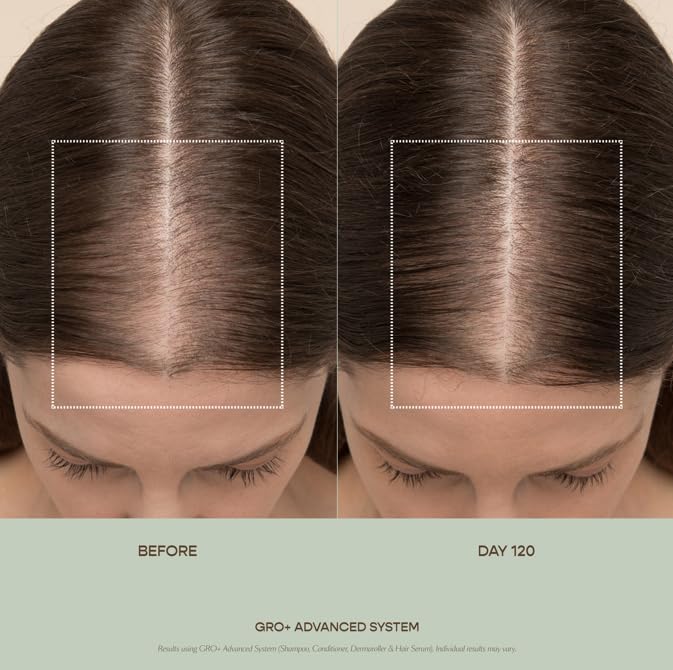 Textura ligera de GRO+ Serum se absorbe rápido