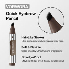 VEIAH Lápiz Cejas Trazo Pelo Natural para rellenos suaves.