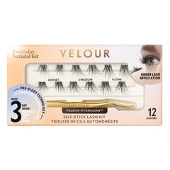 Velour-Xtensions: conjunto de pestañas autoadhesivas para look natural y rápido.