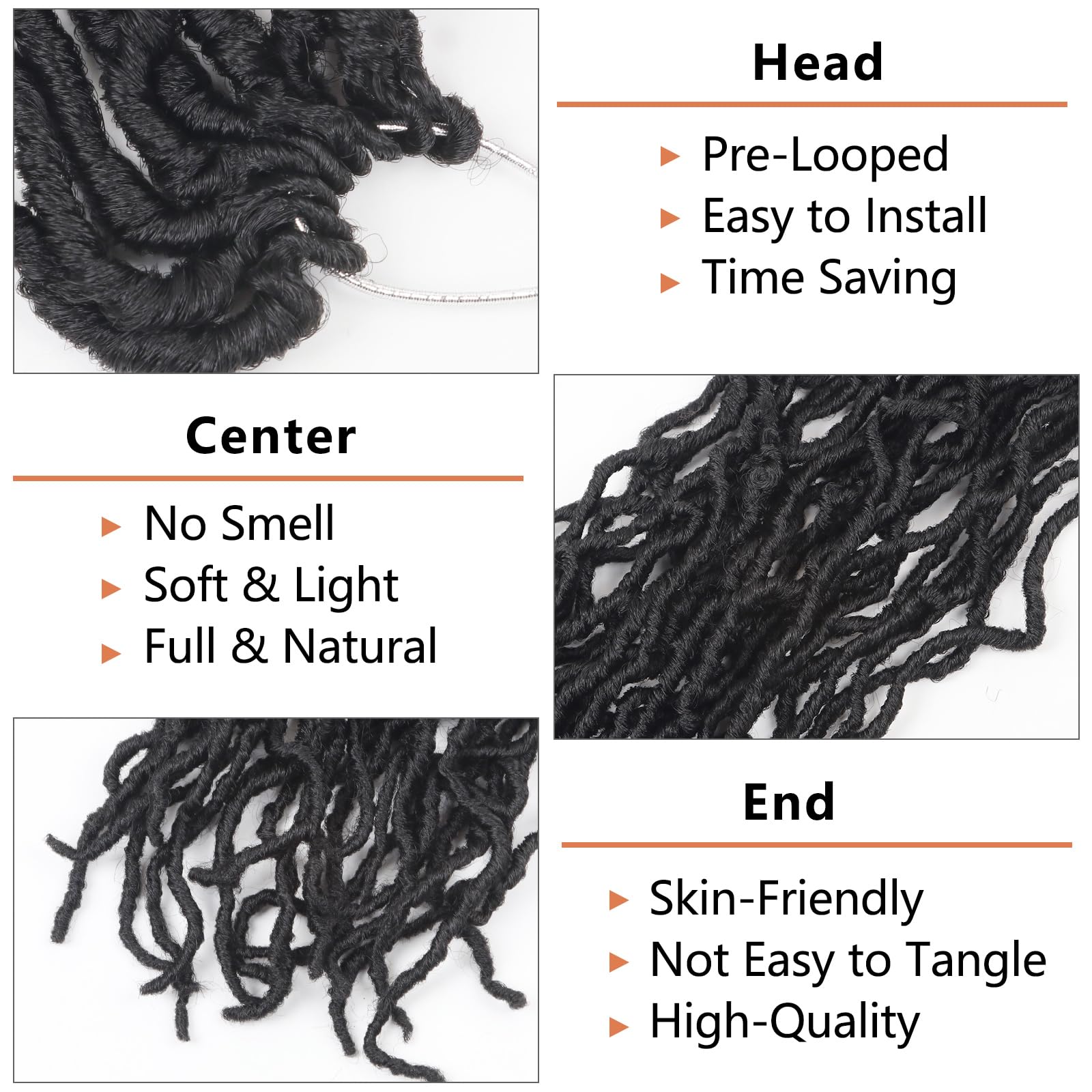 Vemet Soft Locs textura rizada sedosa, aspecto natural
