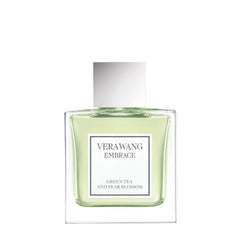 Vera Wang Embrace frasco con nota de pera y té verde; uso diario