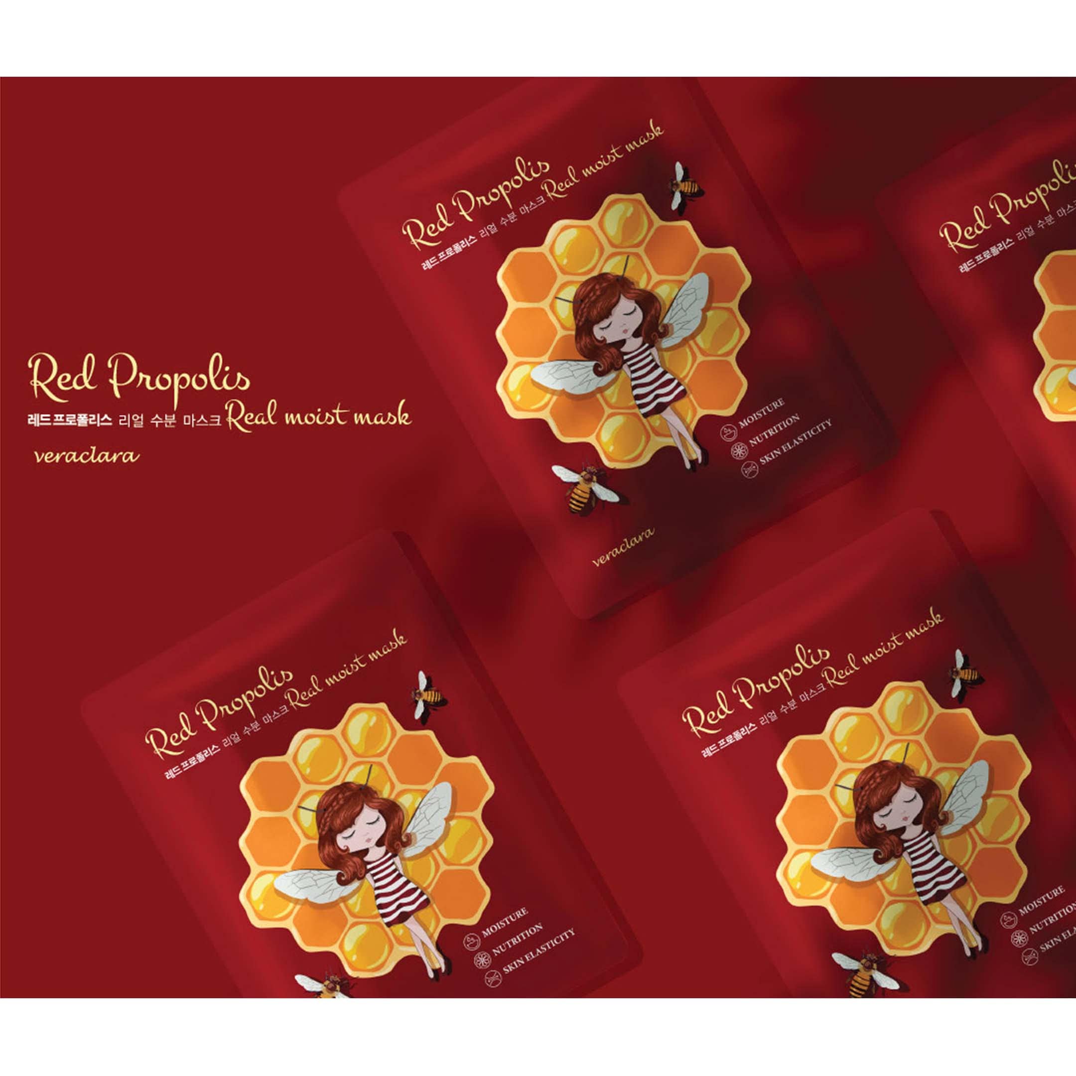 Veraclara mascarilla coreana 12combo formato práctico para viajar.