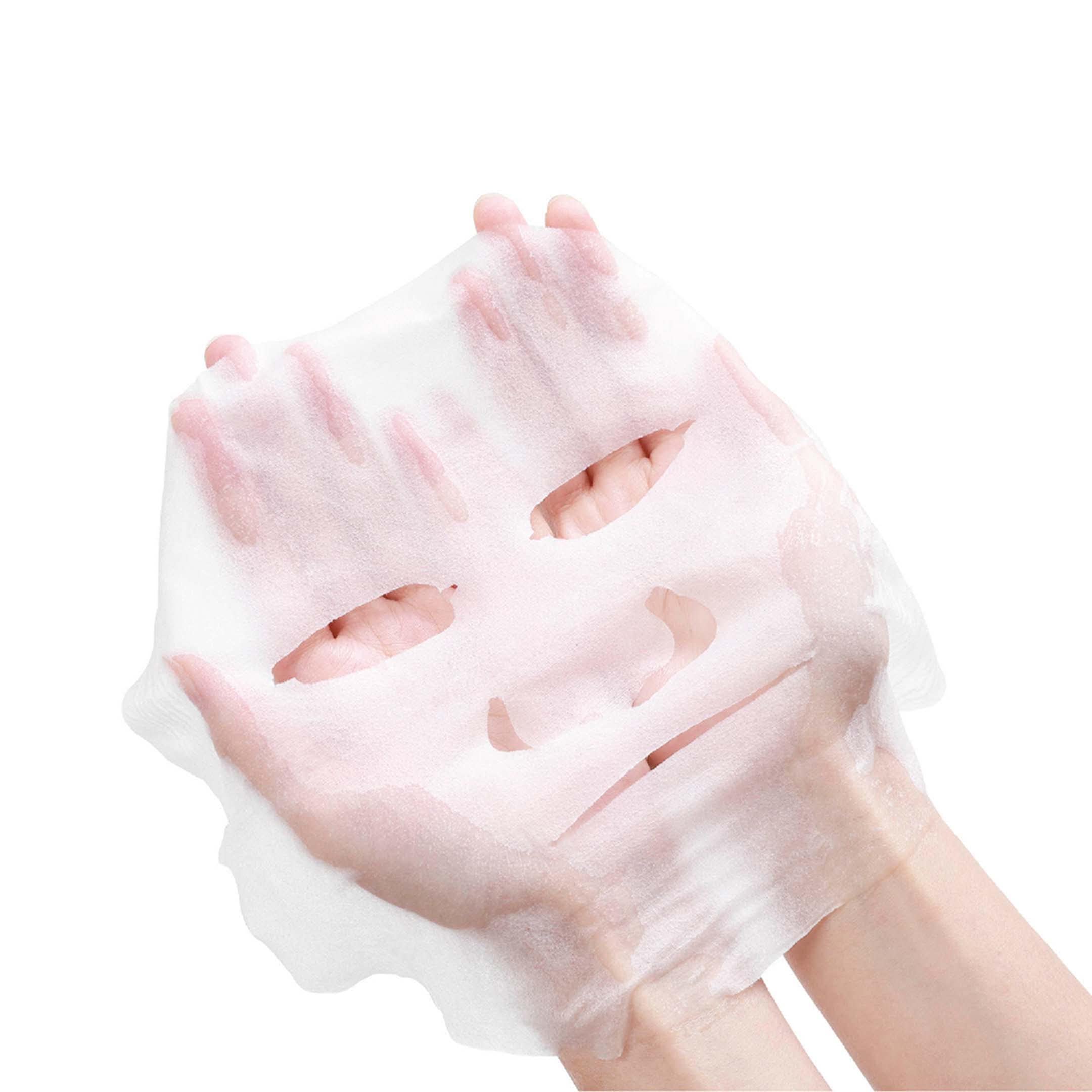 Veraclara mascarilla coreana 12combo textura sedosa al contacto con la piel.