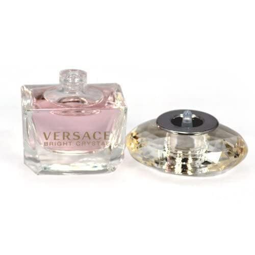 Versace Bright Crystal Mini - tapa dorada que añade lujo visual