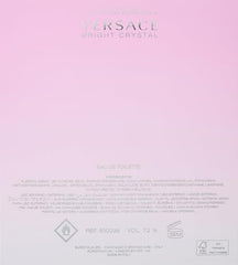 Versace Bright Crystal, tapa de cristal que evoca lujo y precisión.