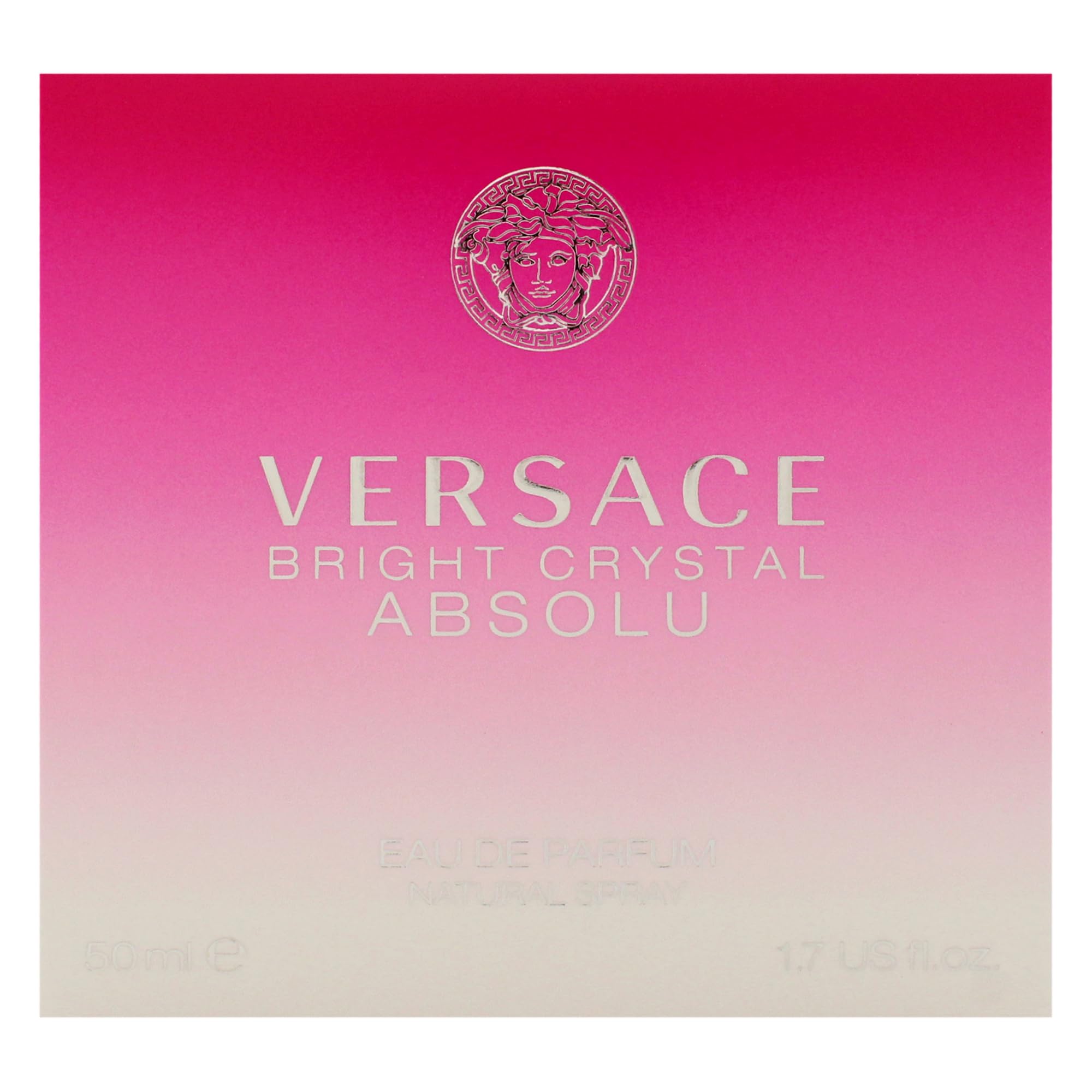 Versace Brillo Cristal Absolu, envase y caja que transmiten lujo y elegancia.
