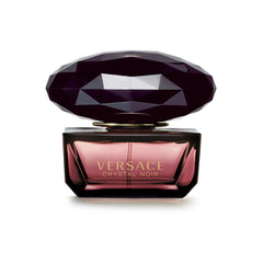 Versace Crystal Noir, botella frontal, ideal para uso nocturno y ocasiones especiales.