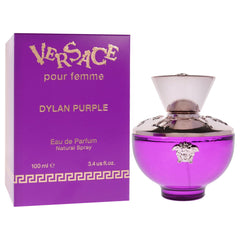Versace Dylan Purple, caja de presentación, regalo elegante para ocasiones especiales.