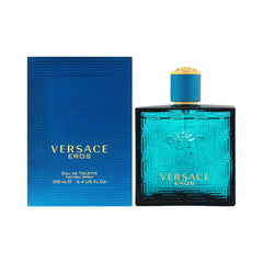 Versace Eros para hombres, botella destacada, aroma duradero para uso diario.
