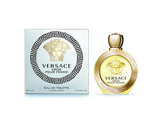 Botella de Versace Eros Mujer, detalle de lujo para uso diario y ocasiones especiales.