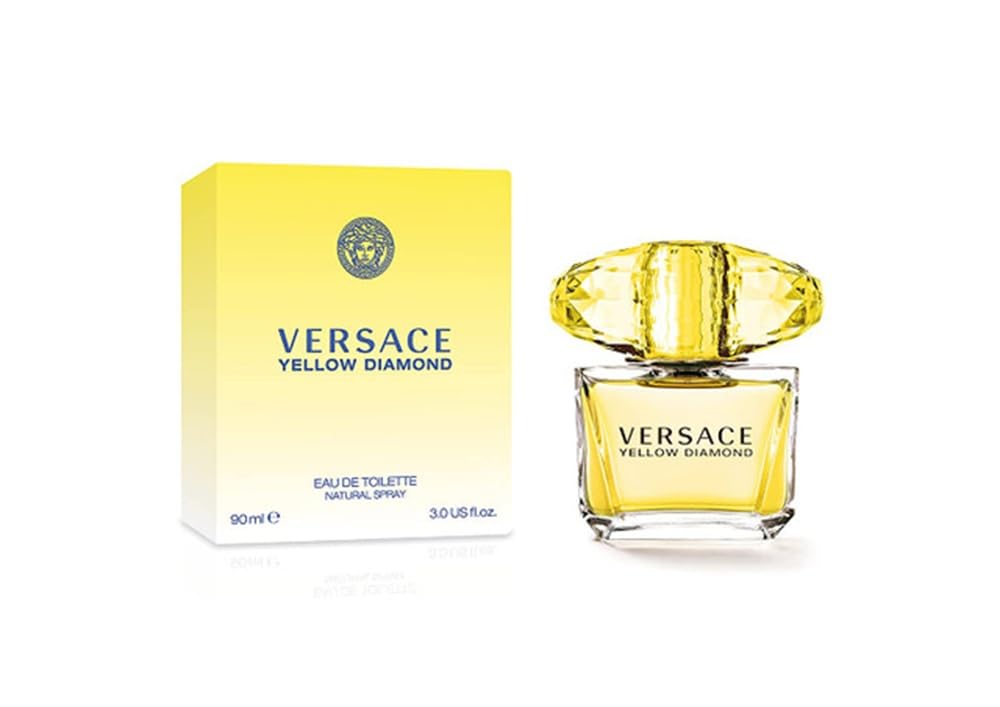 Versace Yellow Diamond: tapa dorada que resalta el lujo de la fragancia