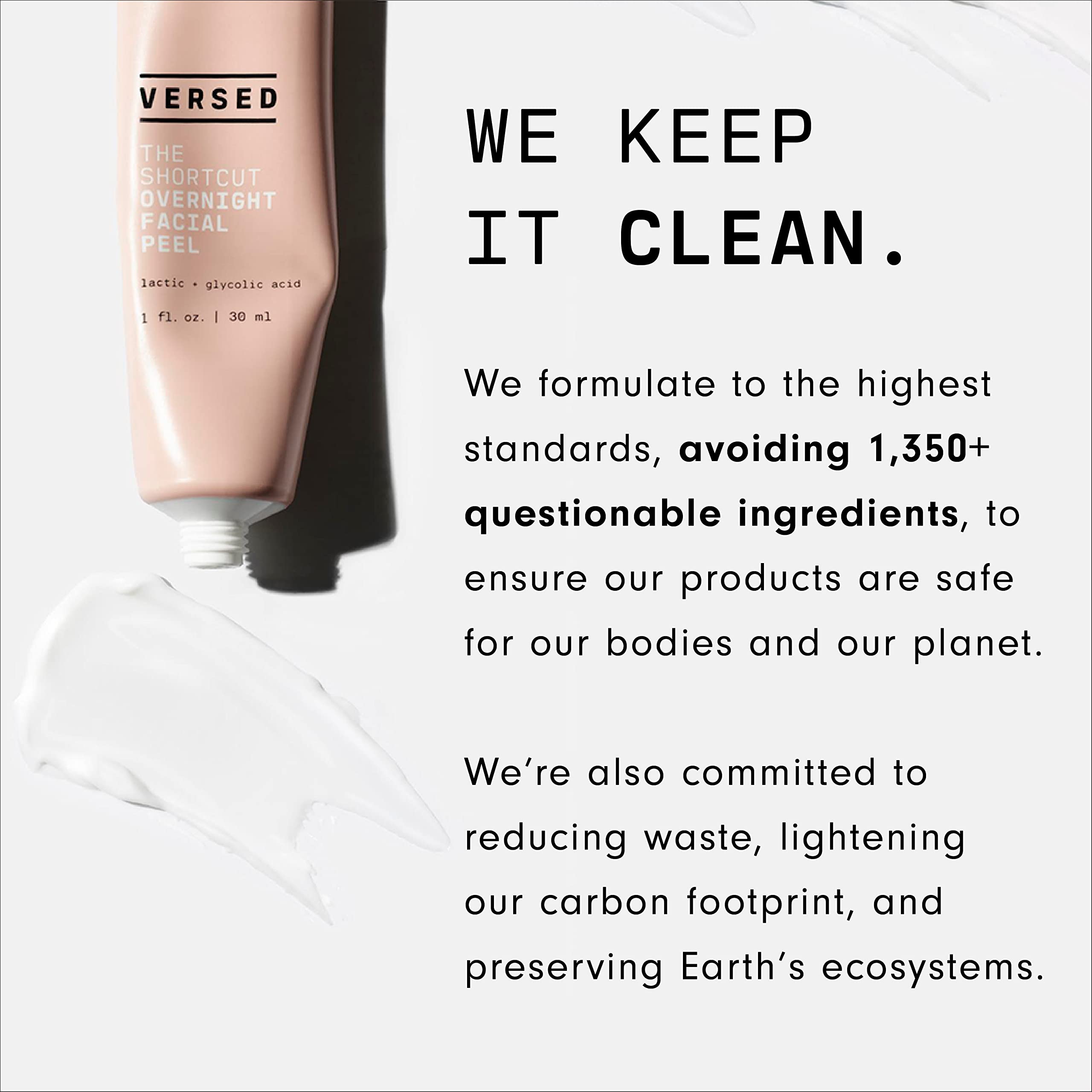 Versed Skin Soothe Toner bamboo extract badge indicating gentle skin support.