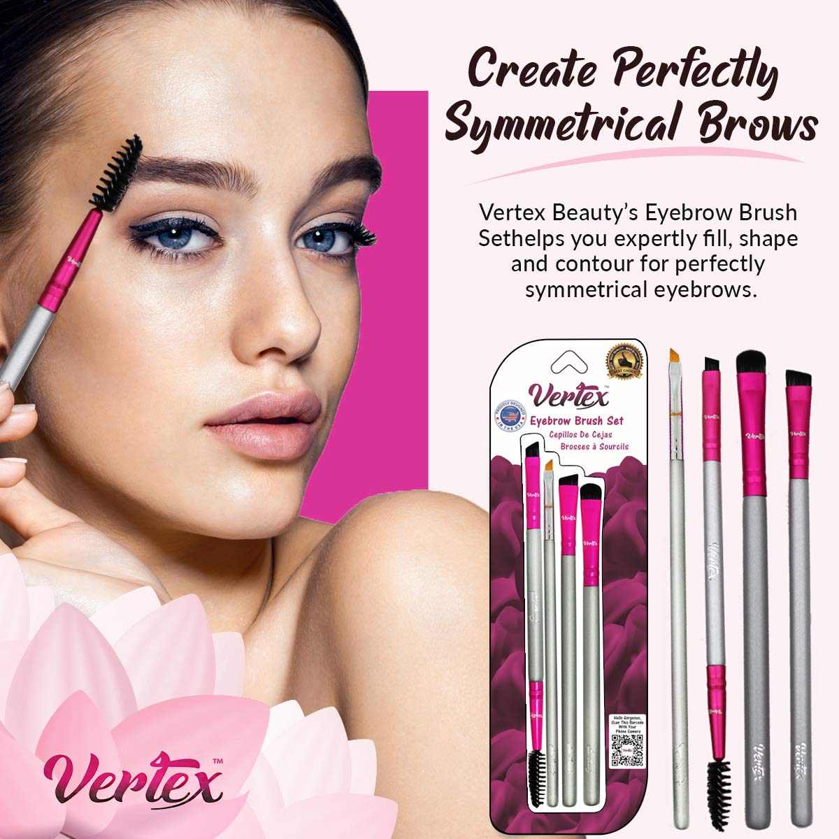 Cepillo Vertex para pomada o gel, aplicación precisa