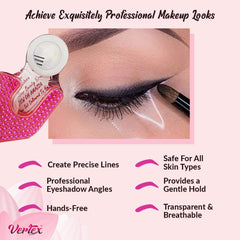 Vertex escudo ojos para evitar manchas durante la aplicación de máscara.