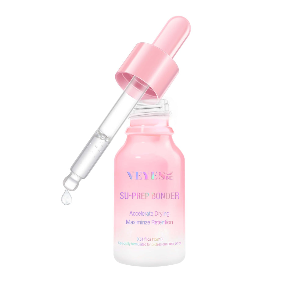 VEYES INC Super Bonder envase de 15 ml para extensiones de pestañas.