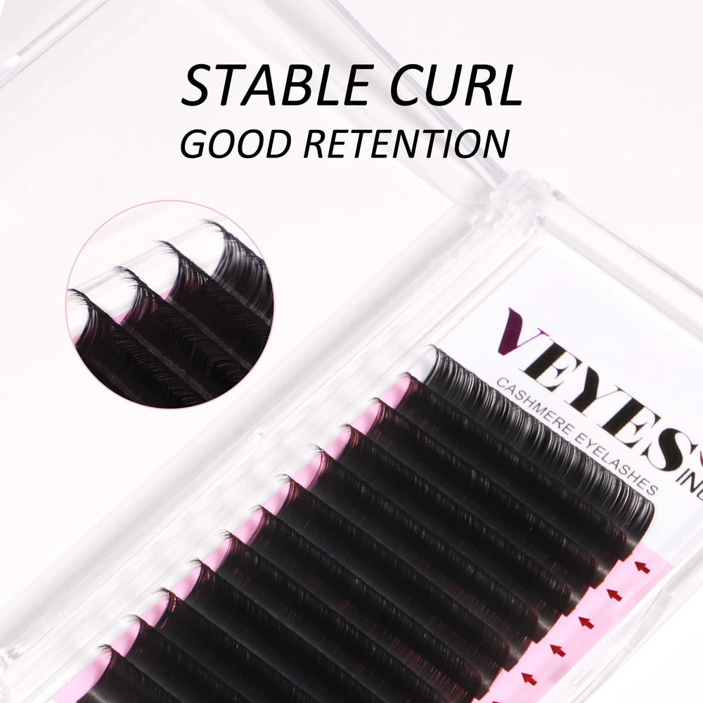 VEYES INC cashmere matte black finish enhances natural lash appearance