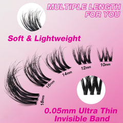 VEYESBEAUTY aplicacion facil de cluster con pinza para principiantes
