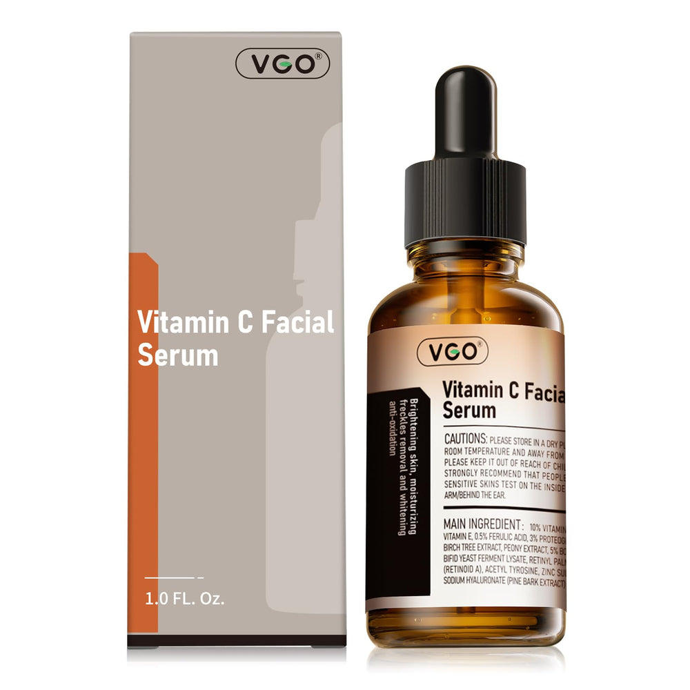 Sérum VGO Vitamina C para rostro, hidratación y luminosidad suaves.