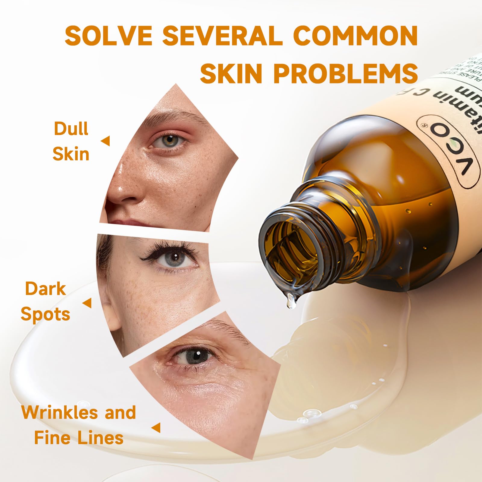 Forma estable de vitamina C, con menor irritación para uso cómodo.