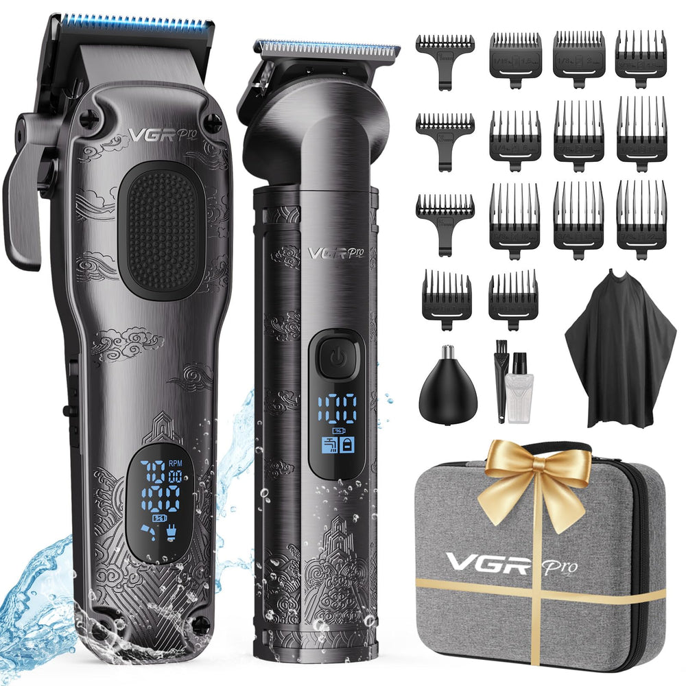 VGRPRO cortapelos profesional inalámbrico para cortes precisos y sin cables.