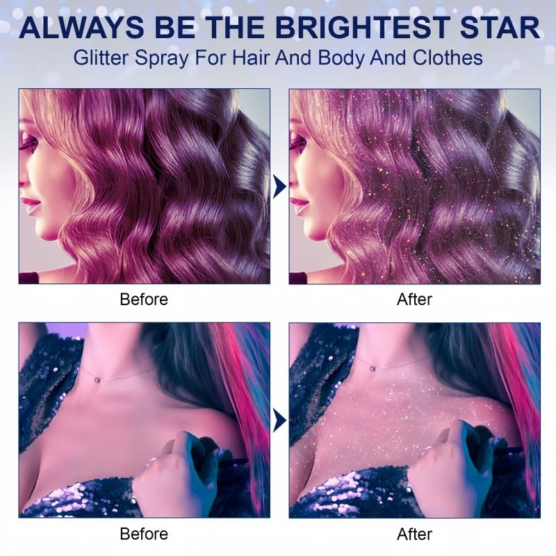  VHUTDL brillo para cabello que añade destellos duraderos