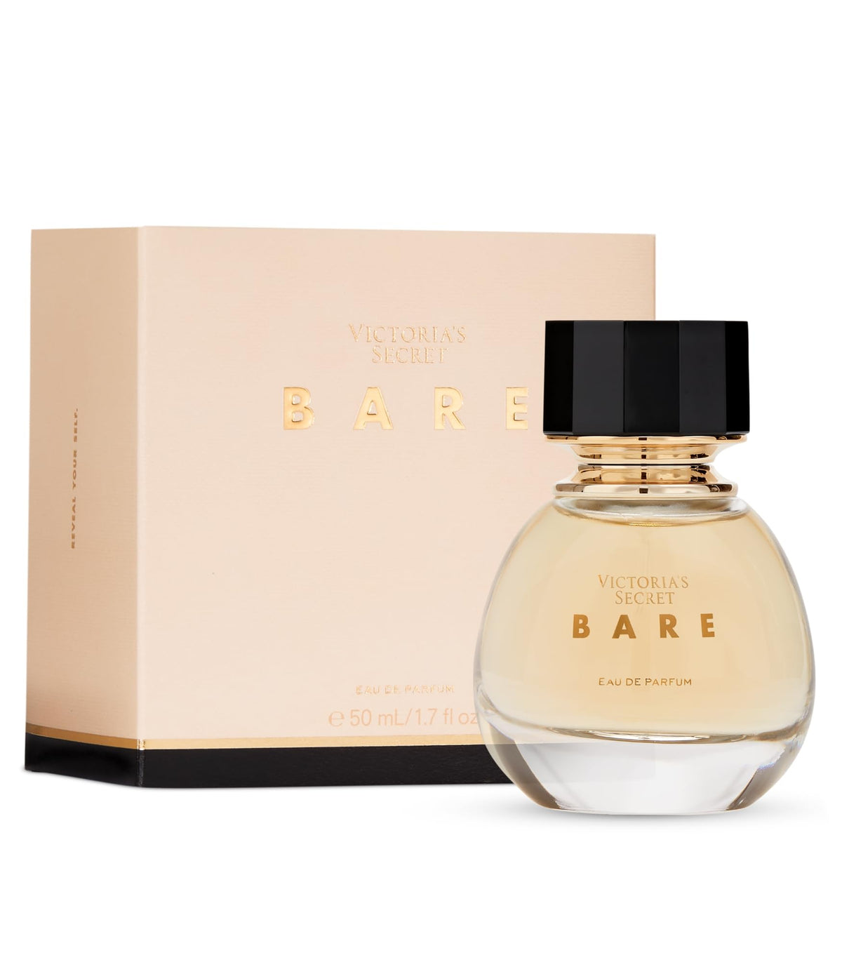 Victoria's Secret Bare: botella de 50 ml, ideal para uso diario y fragancia duradera.