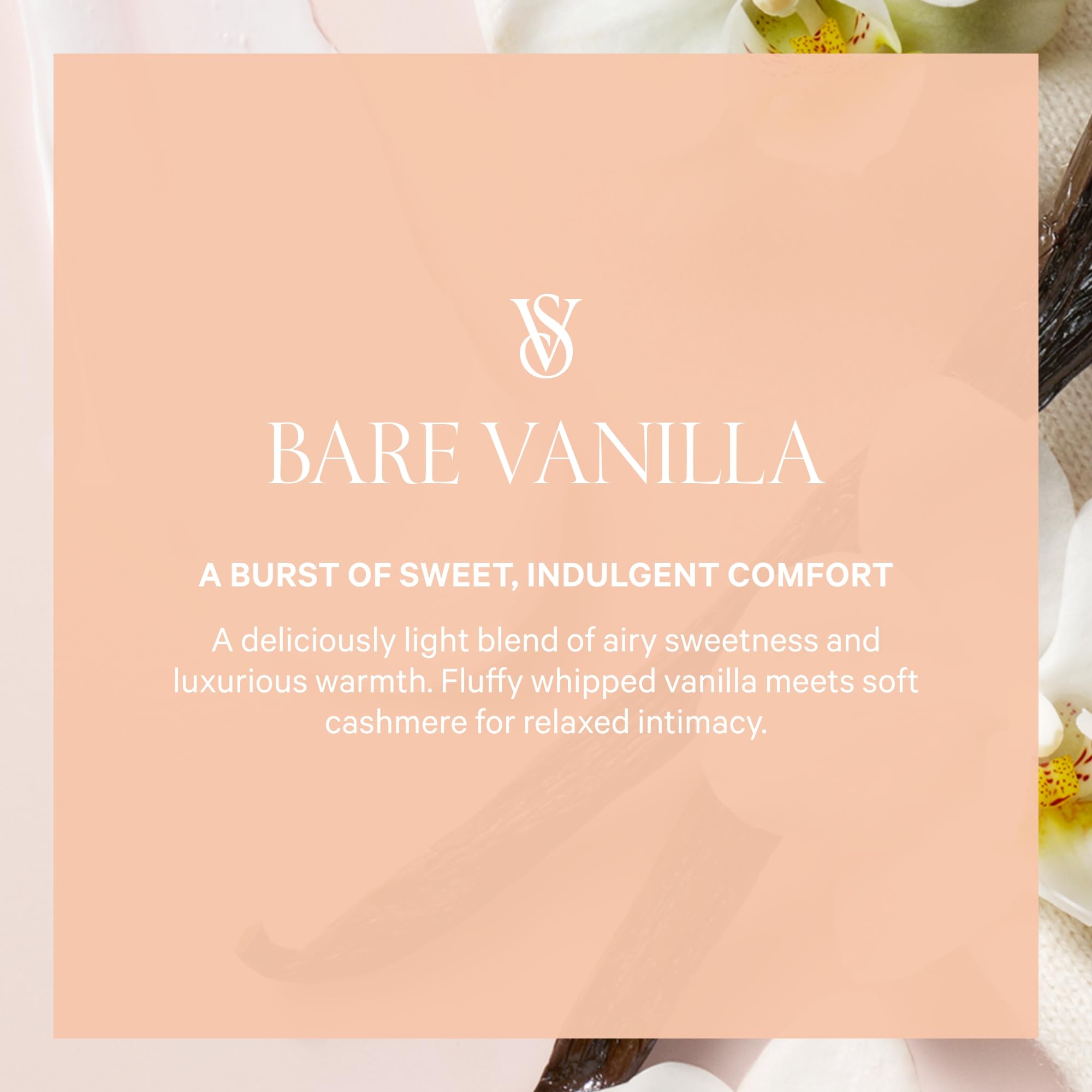 Bare Vanilla en cabello y piel para un aroma sutil.