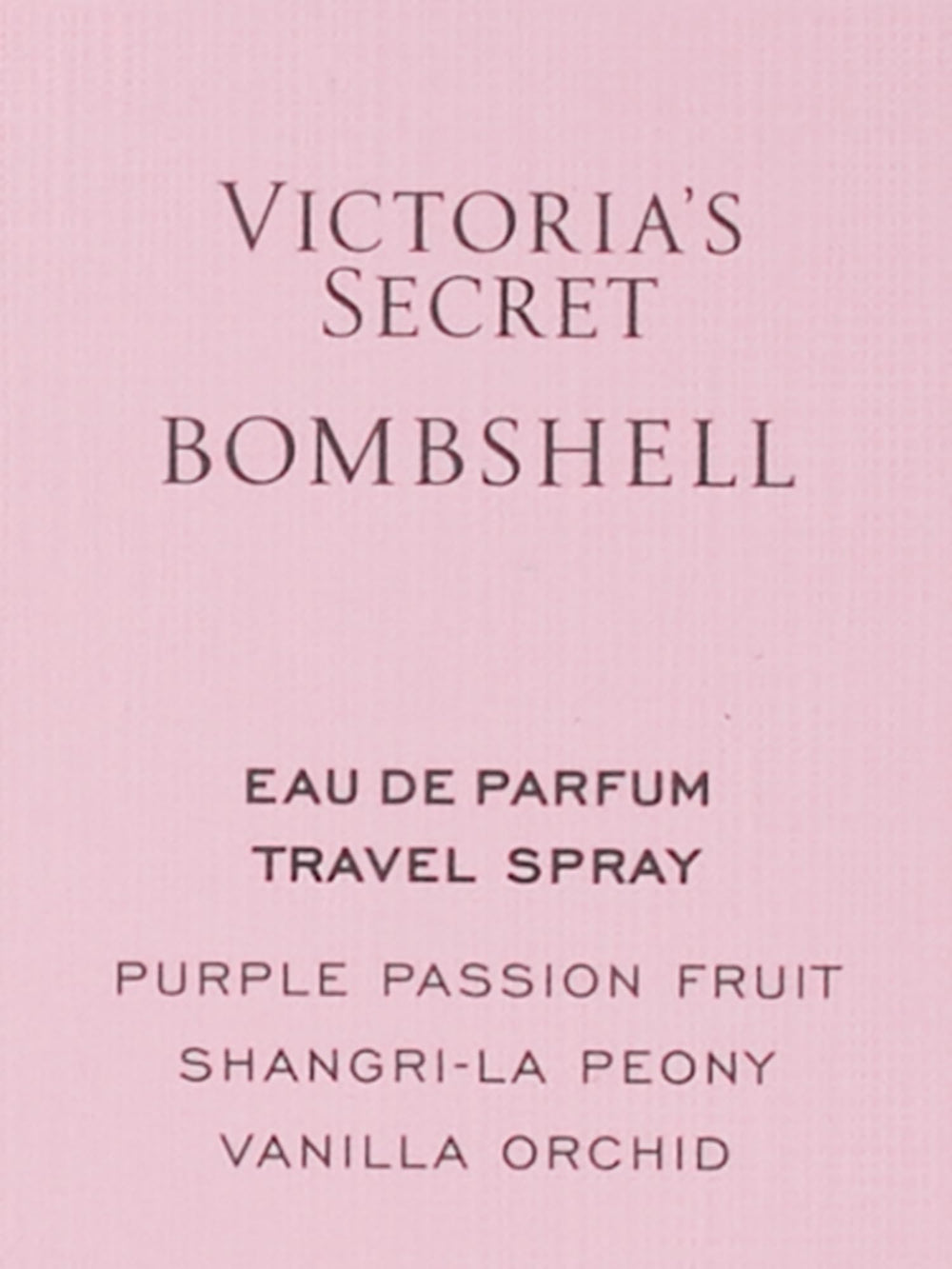 Bombshell en tamaño de viaje, perfecto para bolsos y salidas.