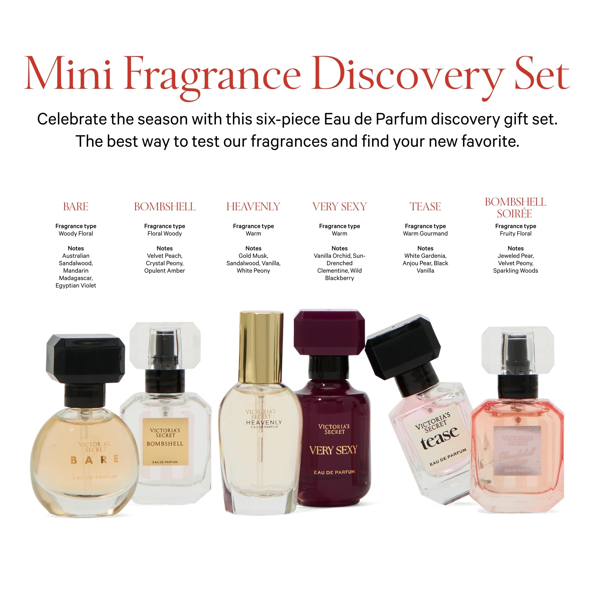 Victoria's Secret Bombshell Magic mini EDP bottle in gift set for evening wear