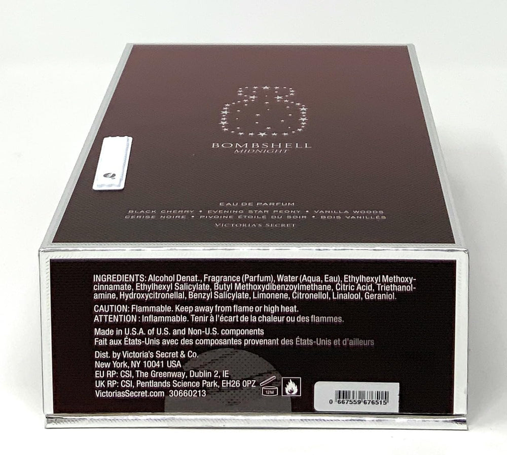Victoria's Secret Bombshell Midnight caja edición limitada, regalo ideal para amantes del aroma