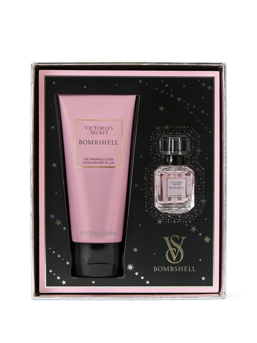 Victoria's Secret Bombshell Mini fragancia, notas de peonía Shangri-La para un floral elegante.
