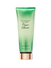 Loción perfumada Victoria's Secret Pear Glacé en bote 8 oz, aroma duradero para uso diario.