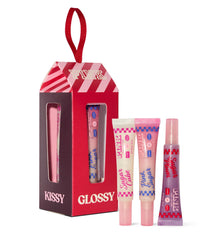 Conjunto de aceites labiales Victoria's Secret PINK en envase, regalo listo para lucir.