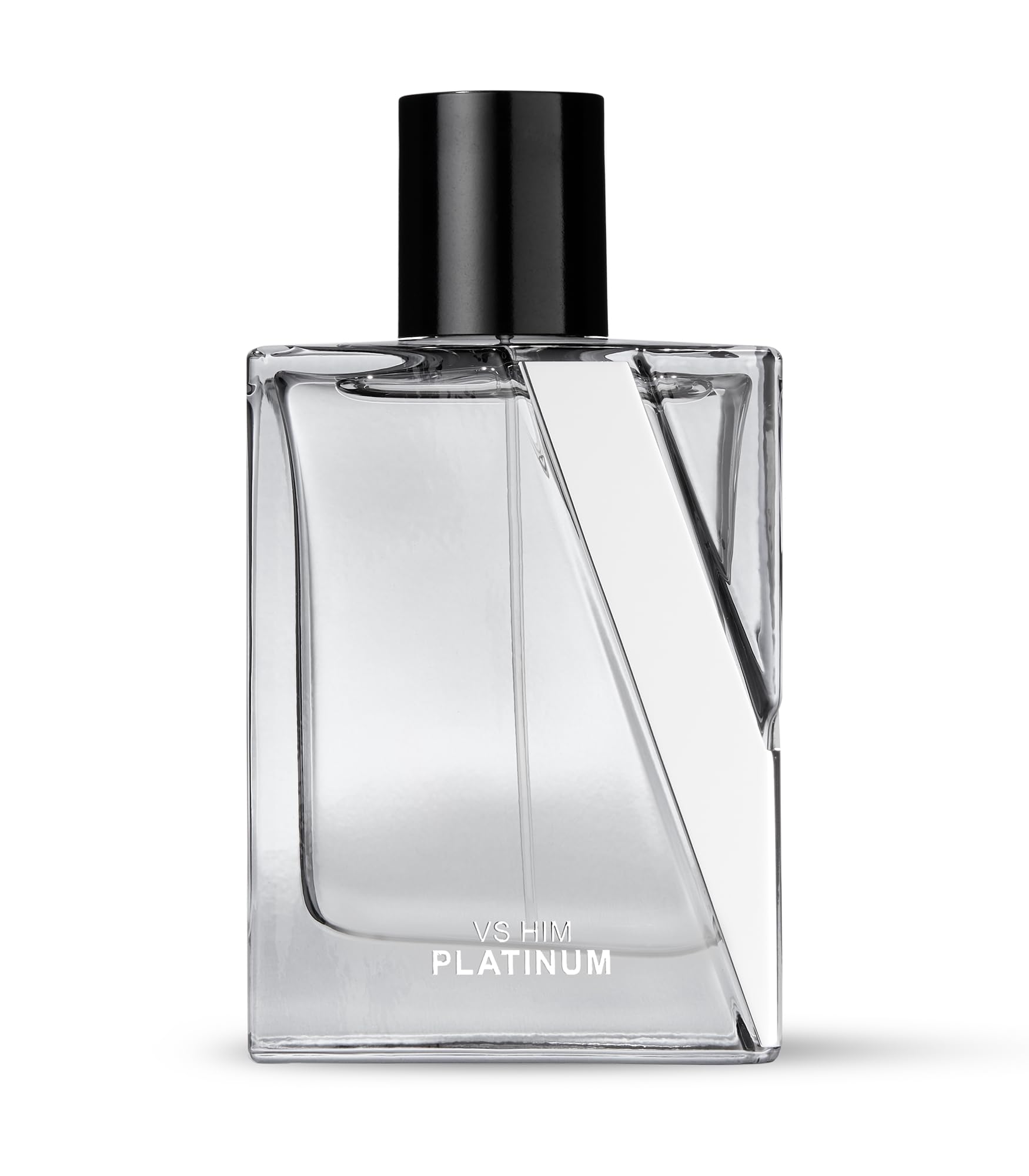 Victoria's Secret VS Him Platinum, vista lateral del frasco para un estilo nocturno