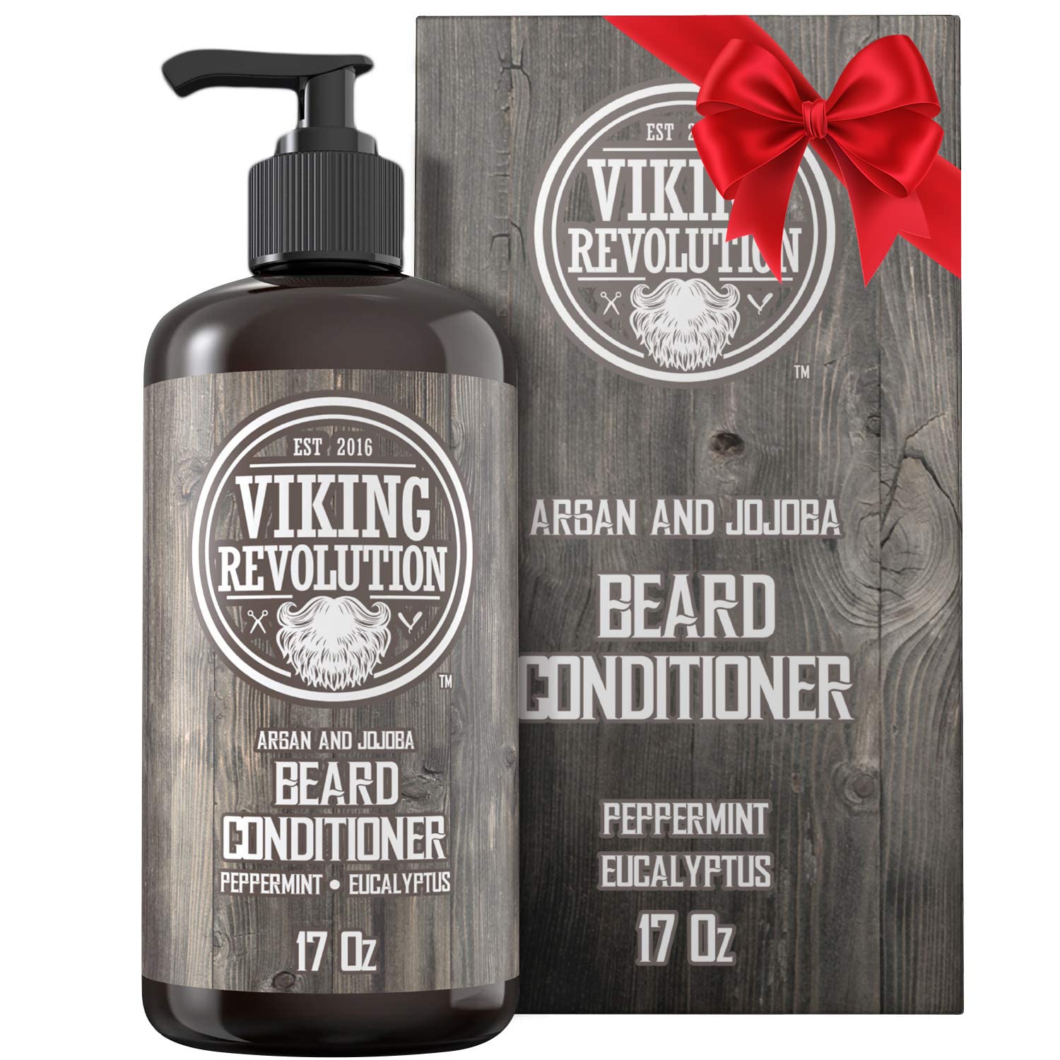 Viking Revolution acondicionador para barba con argán y jojoba para suavidad duradera