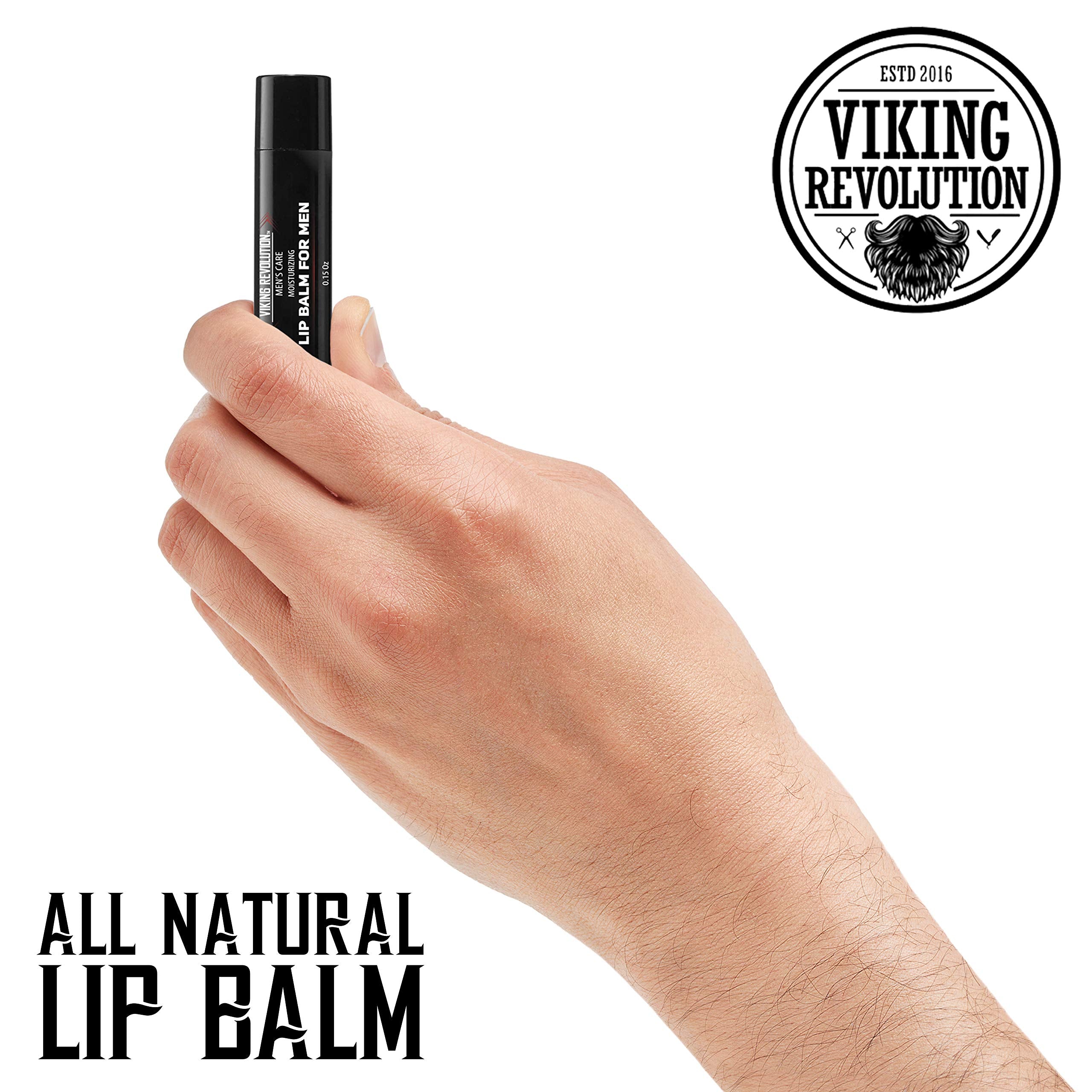 Aplicador cómodo facilita la aplicación suave del bálsamo Viking Revolution.