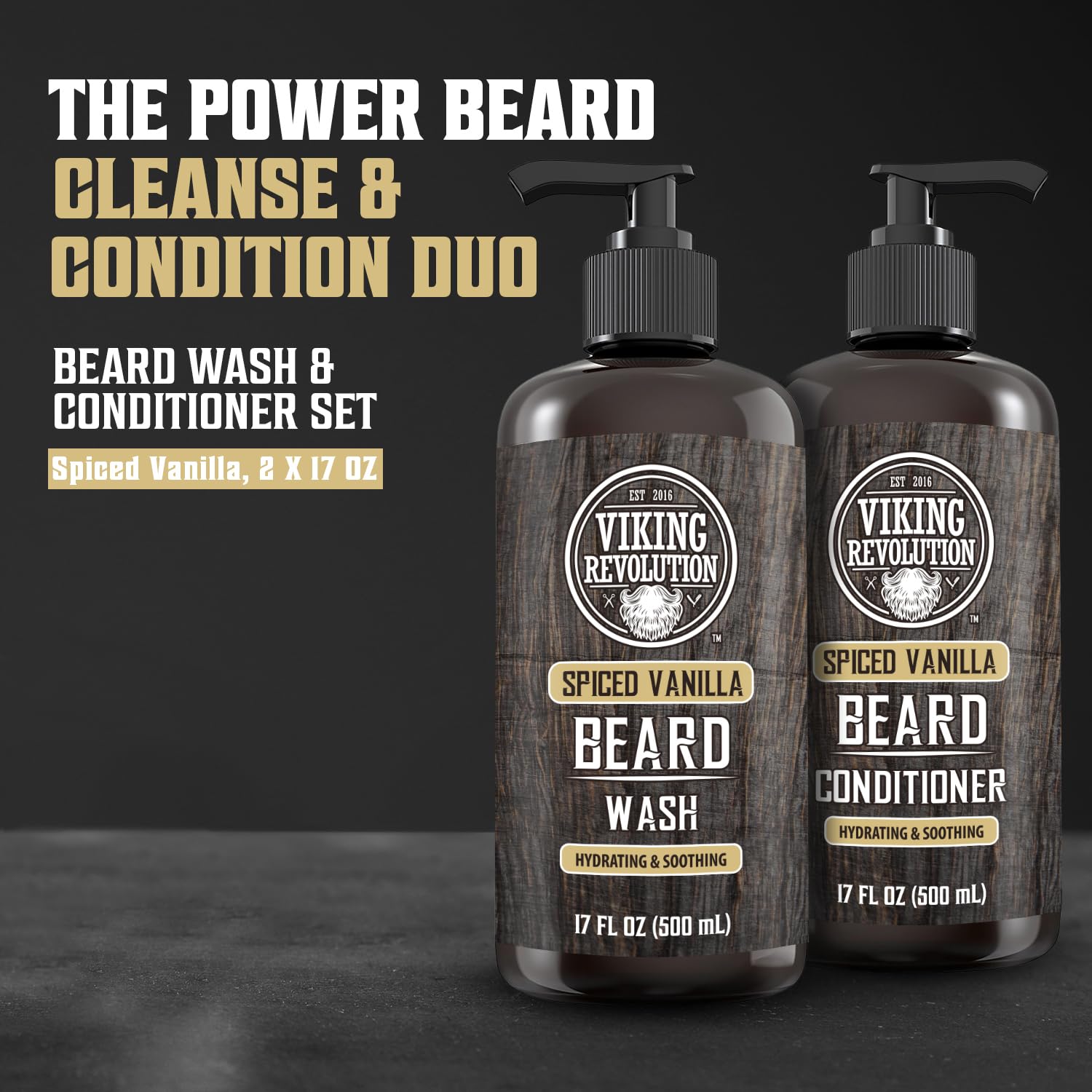 Acondicionador para barba Viking Revolution suaviza y facilita el peinado