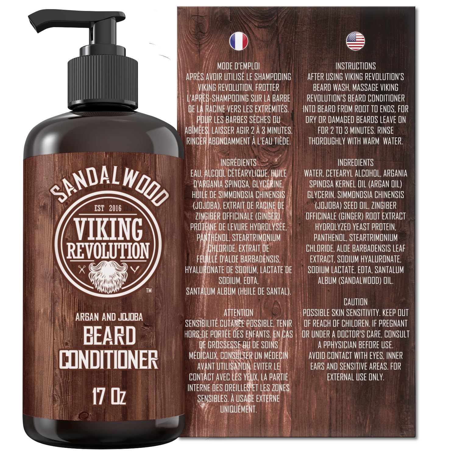 Viking Revolution Barba Brillo natural y aspecto cuidado.