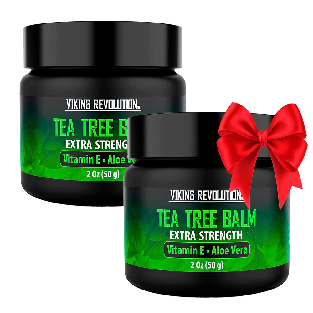 Crema Viking Revolution con aceite de árbol de té en envase de 2 oz para piel sensible