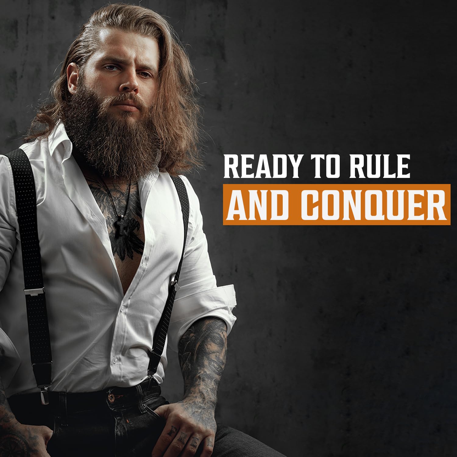 Espuma densa del champú Viking Revolution para barba