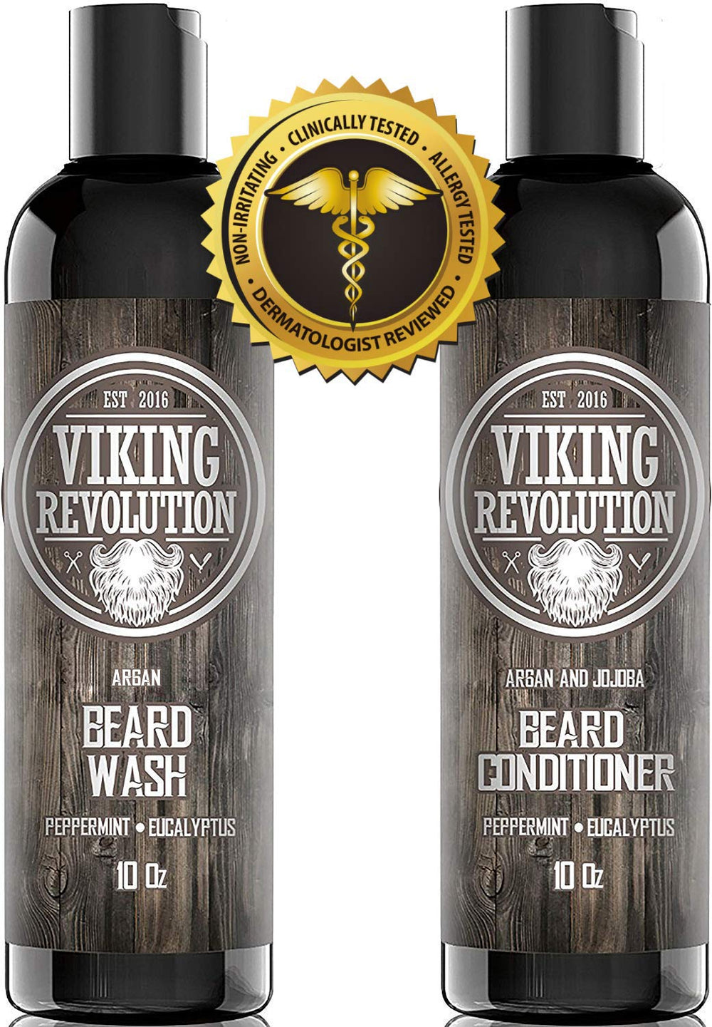 Espuma cremosa para barba Viking Revolution para lavar.