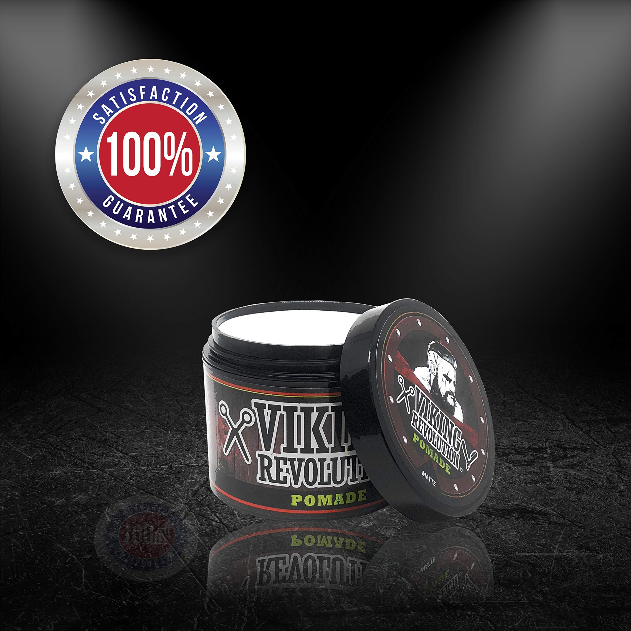 Viking Revolution Hair Pomade hands applying for quick, effortless styling
