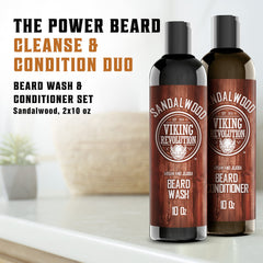 Jabón para barba Viking Revolution con espuma abundante y limpieza profunda.