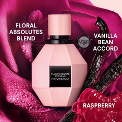 Aplicación en cuello de Viktor&Rolf Flowerbomb Extreme para proyección duradera.