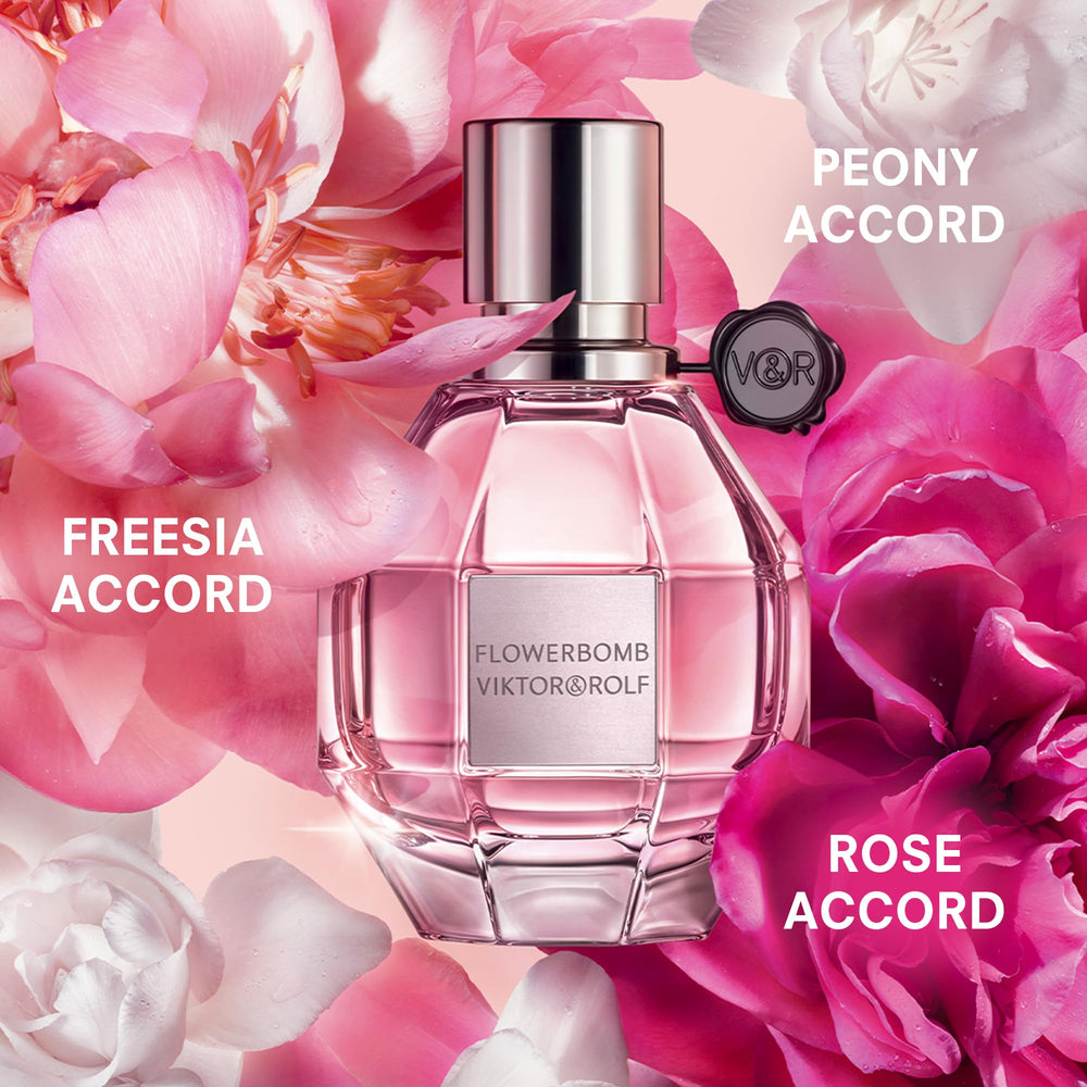 Notas de vainilla en Flowerbomb para un toque cálido y envolvente.